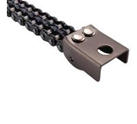 Lahdrhab Catena di collegamento del pedale della batteria con catena Master Link Drum Pedal Chain Hammer Beater Chain Percussioni di ricambio