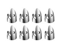 Lahdrhab Il set di plettri regolabili per pollice include 8 plettri in acciaio inox per dita e 4 plettri in plastica per chitarra e banjo