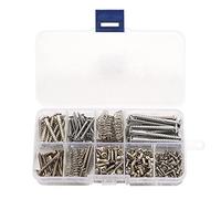 Lahdrhab Kit di viti per chitarra da 204 pezzi, 9 tipi, set assortito con molle per chitarra elettrica, ponte, pickup, battipenna, sintonizzatore, interruttore, piastra per collo