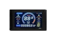 Lahdrhab Pannello di Controllo Display Colorato E-Bike LCD-S966 24-72V con Funzione NFC Spina Impermeabile Accessori per Bicicletta Elettrica