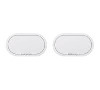 Lahdrhab Patch per grancassa,Accessori per strumenti a percussione,Patch per grancassa bianca 10 x 18 cm