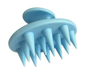 Lahdrhab Spazzola per shampoo e massaggiatore per cuoio capelluto, colore blu