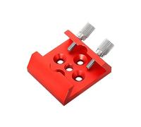 Lahdrhab Telescope Finder Scope Base Mount Adapter Base Flat Base per Slot a coda di rondine 1/4 Accessori di conversione filettatura Rosso