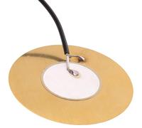 Lahdrhab Trasduttore piezoelettrico per chitarra da 50 mm, amplificatore precablato con jack di uscita da 6,35 mm, per chitarra acustica, ukulele, sigari, chitarra, 2 pezzi