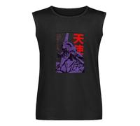 Lahe Mens T-Shirt Neon Genesis Evangelion Shinj Asuka Eva Unit 01 Anime Mecha 90S Japan Vest for Men Size M