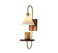 LAHTIQWE French Wall Sconce，vintage-style Lamp，retro Creative Dimmable Wall-Mounted Lights with Tabletop Storage