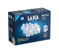 12 x Cartucce per Caraffa Filtrante Laica F12M Bi-Flux, Trattamento Acqua 1 Anno