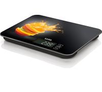 Laica KS5015 Bilancia da Cucina Elettronica, Nera, Vetro Temperato, Tasti Touch Sensor, 15 kg, elettrica