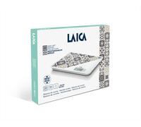 Laica Bilancia da Cucina Digitale KS5021N – 20kg/5g, LCD, TARA e BLOCCA PESO, Vetro Temperato