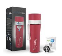 Laica Borraccia Filtrante In Acciaio, Rosso, 0.55 l