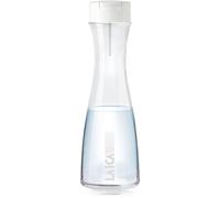 Laica Bk31A Bottiglia Filtrante In Vetro Glassmart, 3 Filtri Fast Disk Inclusi, 360 Litri Di Acqua Filtrata Istantaneamente, Bianco/Trasparente, 13.8 x 13.8 x 38.8 cm; 1.06 Kg