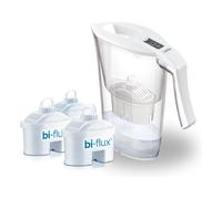 Laica Caraffa filtrante 3000 SERIES Carmen Kit con 3 filtri Bi Flux White e