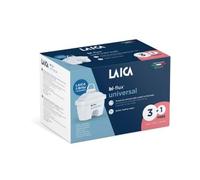 LAICA Cartucce filtranti bi-Flux per acqua, adatte per brocche Brita, conserva magensio, calcio e altri minerali, riduce cloro, calcare e metalli pesanti, prodotte e sterilizzate in Italia, confezione