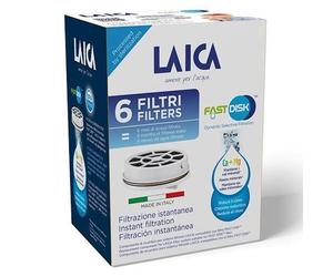 Laica Filtri per Acqua 6Pz Fast Disk Fdo6aa00