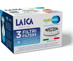 LAICA Filtro di Ricambio Filtrazione Istantanea Cf 3 pezzi FD03AA00 Fast Disk