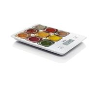 Laica KS1040 Da tavolo Rettangolo Bilancia da cucina elettronica Multicolore, Bianco bilancia da cucina