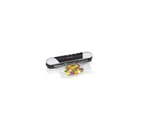 LAICA Sigillatrice a Caldo e Macchina Sigillatrice Sottovuoto per Alimenti - Design Compatto, Conservabile in un Cassetto - Preservazione dei Cibi Freschi e Cotti - con Fornitura 2 Extra di Sacchetti