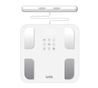 LAICA Bilancia Elettronica Pesapersone Digitale Portata max 120 Kg colore Bianco Smart - PS7126