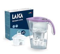 LAICA Stream Line Caraffa Filtrante Acqua - 2,3L, Timer Digitale, Lilla