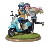 Laid-back Camp Prisma Wing Pvc Statua 1/7 Nadeshiko Kagamihara & Rin Shima 24 Cm