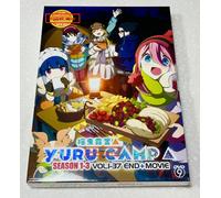 Laid-Back Camp (Stagione 1-3: VOL.1 - 37 Fine + Film) ~ Audio Inglese ~ Yuru ...