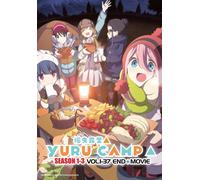 Laid-Back Yuru Camp (TV 1-3: VOL.1 - 37 End + Movie) ~ Doppiato in inglese...
