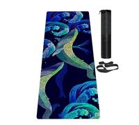 LaiEr Esterilla de Yoga Antideslizante Esterilla de Ejercicio Ecológica con Correa de Transporte, Esterilla Gruesa de Ejercicio y Entrenamiento para Yoga, Pilates y Fitness (183CM*61CM*6MM)