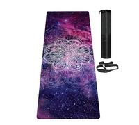 LaiEr Esterilla de Yoga Antideslizante Esterilla de Ejercicio Ecológica con Correa de Transporte, Esterilla Gruesa de Ejercicio y Entrenamiento para Yoga, Pilates y Fitness (183CM*61CM*6MM)