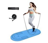 LaiEr Tappetino per corda da salto, tappetino per esercizi di fitness, protezione per ginocchia, assorbimento degli urti, tappetino antiscivolo per palestra di casa (140 x 62 x 8 mm)