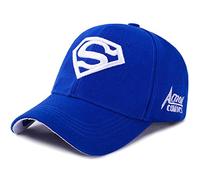 LAIFEKE Berretto da Baseball Cappello da Baseball con Ricamo Superman Snapback Berretto da Baseball per Uomo Donna (Blu&Bianco)