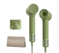 Laifen Mini asciugacapelli, asciugacapelli agli ioni negativi con motore brushless da 110.000 giri/min, asciugatura rapida, asciugacapelli silenzioso ad alta velocità (verde)