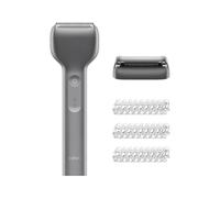 Laifen T1 Pro Rasoio Elettrico, Regolabarba Uomo con Motori ad Alta Velocità Proprietari, 12.000 tagli/min, 3 Trimmer per peli lunghi, Durata della Batteria di 120 Minuti, Impermeabilità IPX7（Grigio)