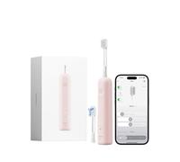 Laifen Wave Special Spazzolino Elettrico Sonico con Oscillazione & Vibrazione Dotato di App, 2 Testine di Ricambio, IP68 Impermeabile, Ideale per Viaggi(Rosa)