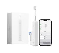 Laifen Wave Special Spazzolino Elettrico Sonico con Oscillazione & Vibrazione Dotato di App, 2 Testine di Ricambio, IP68 Impermeabile, Ideale per Viaggi(Bianco)