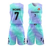 LAIFU Maglie da Basket Personalizzate Personalizza Il Tuo Nome,Il Logo della Tua Squadra,la Maglia da Basket da Uomo e da Donna-Basket Abbigliamento