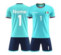 LAIFU Magliette Personalizzate da Uomo e da Bambino Magliette da Calcio Personalizzate con Logo con Nome e Numero a Piacere