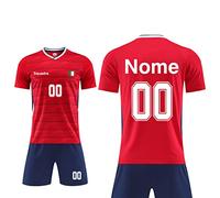 LAIFU Tuta da Calcio Personalizzare la Maglia Set Divise e da Calcio Taglie da Bambino e Adulto Completino Calcio