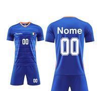 LAIFU Tuta da Calcio Personalizzare la Maglia Set Divise e da Calcio Taglie da Bambino e Adulto Completino Calcio