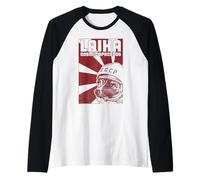 Laika Cane Sputnik Cane Spaziale URSS Maglia con Maniche Raglan