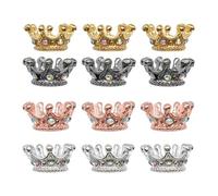 Laikoutd 12 Gioielli per Feste Perline 6x12mm Creazione Componenti Accessori La Realizzazione Accessori Struttura in Lega Fascino Quotidiano della Scintillante