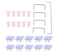 Laikoutd 1Set Precise Made Assi Satellitari Piastra Montata Stabilizzatore Set per Tastiera Meccanica Costruisce 2/6.25U Filo Acciaio Componenti della Tastiera Fai da Te