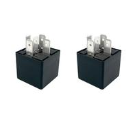 Laikoutd 2 12V 40A Relè per Auto per Circuiti Avviamento Fendinebbia E Manutenzione Automatica Modulo Manutenzione Auto Riparazione Automatica