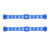 Laikoutd 2 Contatore Calcio Balilla in Plastica Punteggio Biliardo Gioco da Tavolo Goal Contatori Calcio Marcatore Punteggio Gioco Goal