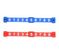 Laikoutd 2 Contatore Calcio Balilla in Plastica Punteggio Biliardo Gioco da Tavolo Goal Contatori Calcio Marcatore Punteggio Gioco Goal