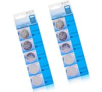 Laikoutd 5/10 Batterie Litio CR2450 Batteria A Bottone CR2450 per Piccoli Dispositivi Elettronici Come Calcolatrici Alimentatore Giocattolo Cellule A Bottone Litio