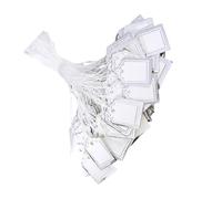 Laikoutd 500Pcs Gold Foiled Trapezoid Hanging Labels Pre Cut Holes Bulk Quantity Retail Store Prices Markers Retail Price Labels