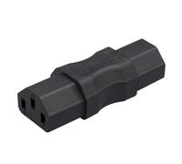 Laikoutd Accoppiamento per Prolunga Alimentazione in PVC IEC320 da C13 A C13 per Un Facile Collegamento Elettronico Convertitore Elettrica JD03