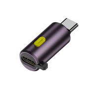 Laikoutd Adattatore USB C Multifunzionale Uscita 240 W Monitoraggio Alimentazione in Reale Trasferimento Dati 80 Gbps Supporto Video 8K Adattatore USB C Pulsante Commutazione Schermo LED