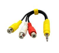 Laikoutd Cavo da 3 5 Mm A Maschio da 5 Mm A Femmina Divisore A Y Stereo Ricambio per Amplificatori Home Theater