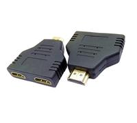 Laikoutd Cavo HDTV velocità da Maschio A Doppio Cavo Femmina 1080P per Console Gioco Proiettore Monitor Splitter per più Dispositivi